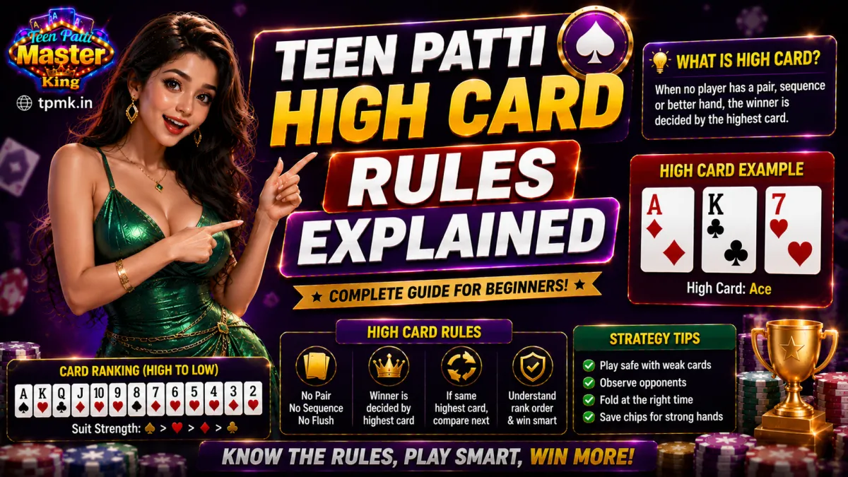Teen Patti Master King High Card Rules Explained Teen Patti Master King High Card Rules Explained