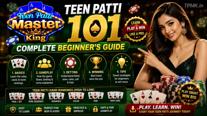 Teen Patti 101: Complete Beginner's Guide | Teen Patti Master King