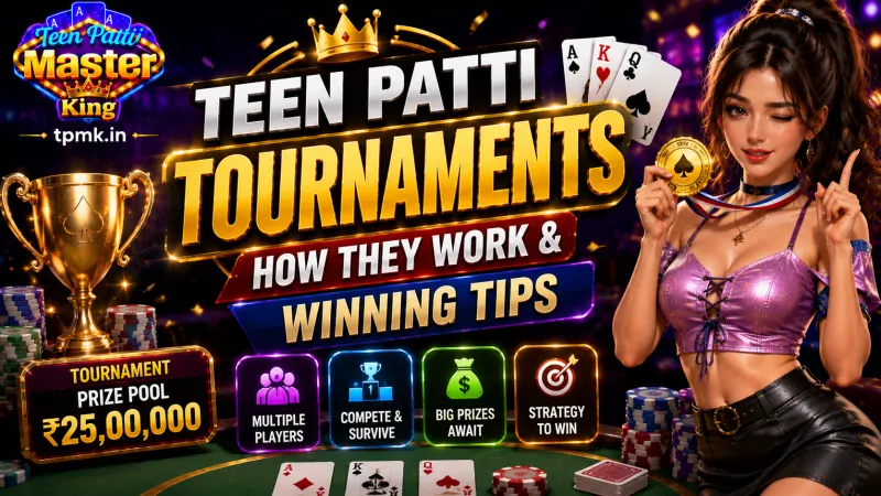 Teen Patti Master King – Teen Patti Tournaments: How They Work & Winning Tips