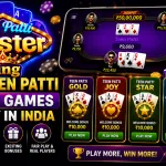 Best Teen Patti Online Games to Play in India thumbnail featuring the Teen Patti Master King logo, top Teen Patti game apps, mobile gameplay, casino chips, playing cards, and TPMK.in